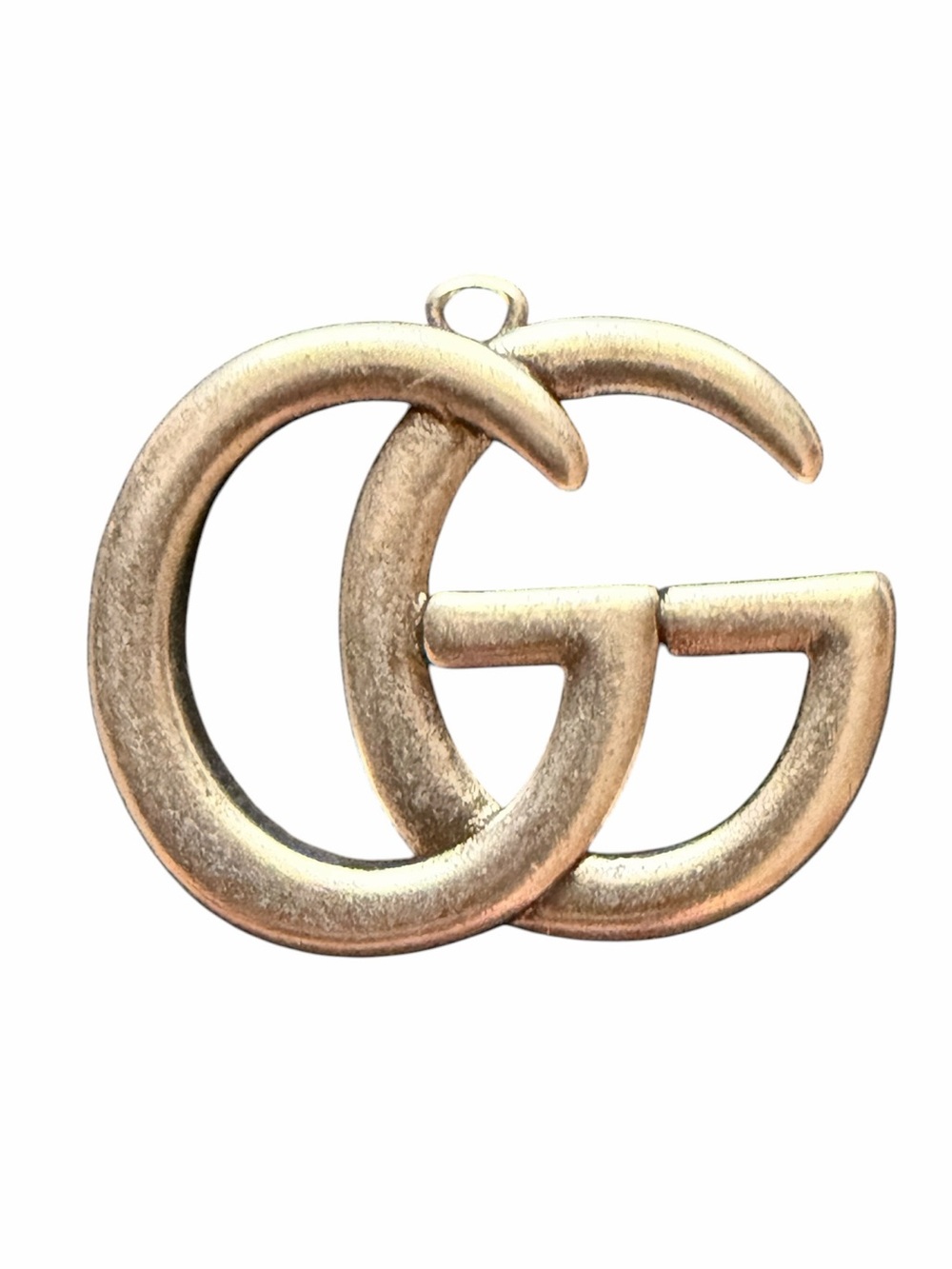 Authentic Gucci upcycled GG Marmont Gols Pendant Charm- stamped made in Italy